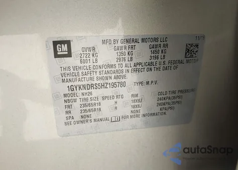 2017 Cadillac Xt5 Luxury from USA, damaged, VIN 1GYKNDRS5HZ195780